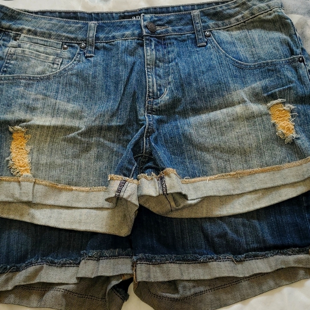2 for 1 denim shorts